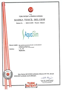 Aquaslim - Marka Tescil Belgesi copy