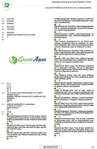 GREEN AQUA - EUTM CERTIFICATE No 018537327-2