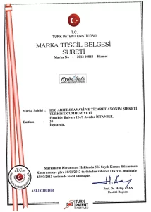 HaydroSafe - Marka Tescil Belgesi copy