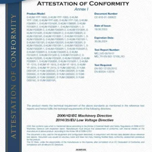 شهادات فلاتر مياه اكواترك