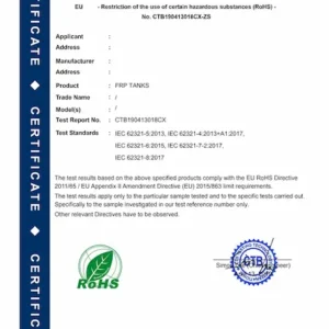 شهادات فلاتر مياه اكواترك