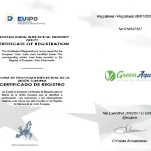 شهادات فلاتر مياه اكواترك