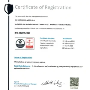 شهادات فلاتر مياه اكواترك