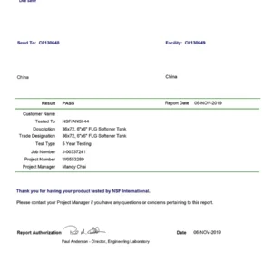 شهادات فلاتر مياه اكواترك