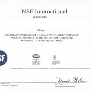 شهادات فلاتر مياه اكواترك