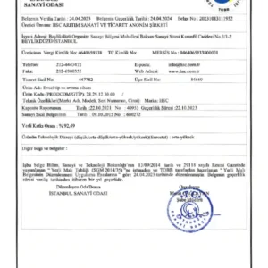 شهادات فلاتر مياه اكواترك