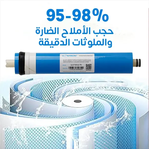 فلتر "أكوا جلاس" بتقنية التناضح العكسي RO لتنقية المياه بأعلى مستوى من النقاء