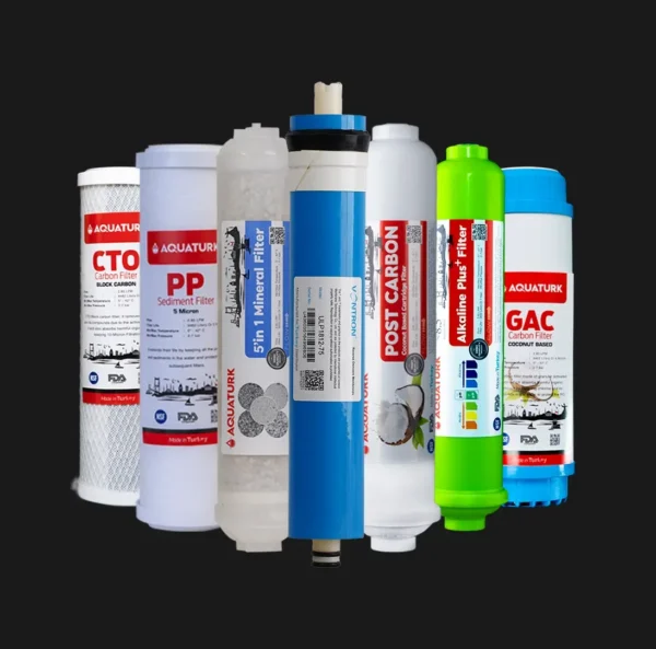 طقم 7 شمعات فلتر مياه تركي عادي