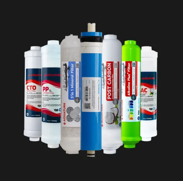 طقم 7 شمعات فلتر مياه تركي كومباكت