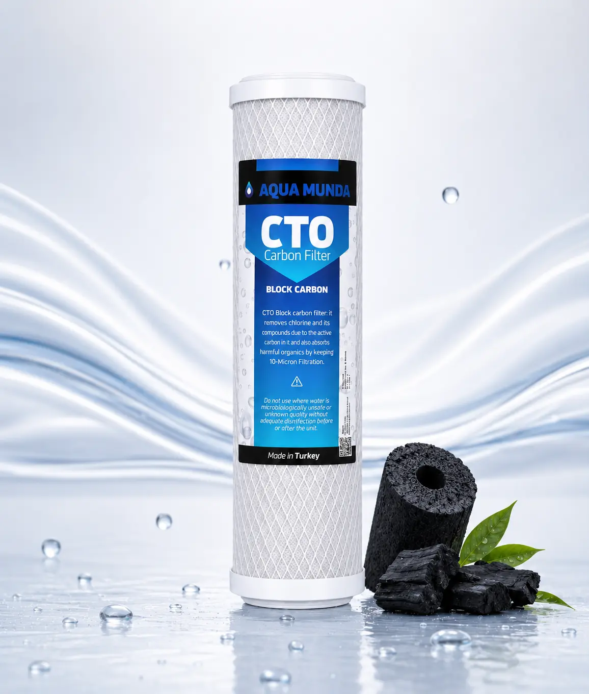 aquamonda-classic-cto-carbon-block شمعة فلتر أكواموندا المرحلة الثالثة كلاسيك CTO | تنقية نهائية موثوقة - الصورة 1