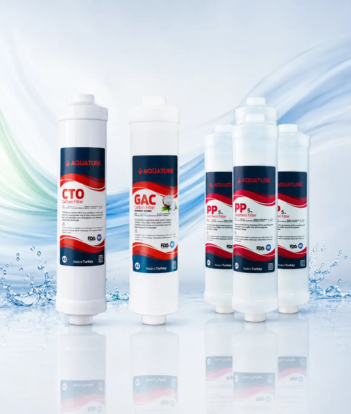 aquaturk-compact-annual-set طقم شمعات أكواترك السنوي (كومباكت) | توفير وصيانة سهلة لفلترك المدمج - الصورة 1